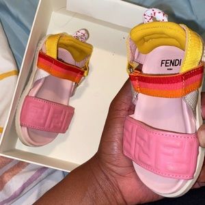 Fendi sandals, Toddlers size 20